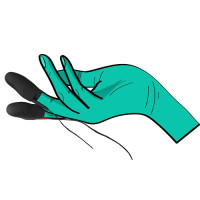 ElectraStim Noir Explorer Silicone Finger Sleeves ElectraStim Noir Explorer Silicone Finger Sleeves