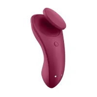 Satisfyer App Enabled Sexy Secret Panty Vibrator - Wine Red Satisfyer App Enabled Sexy Secret Panty Vibrator - Wine Red
