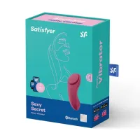 Satisfyer App Enabled Sexy Secret Panty Vibrator - Wine Red Satisfyer App Enabled Sexy Secret Panty Vibrator - Wine Red