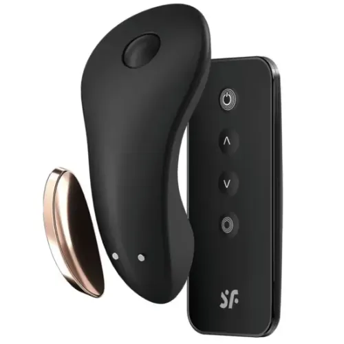 Satisfyer Little Secret Panty Vibrator - Black Satisfyer Little Secret Panty Vibrator - Black