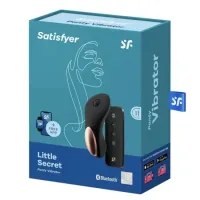 Satisfyer Little Secret Panty Vibrator - Black Satisfyer Little Secret Panty Vibrator - Black