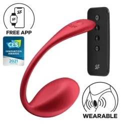 Satisfyer Shiny Petal Wearable G-Spot Vibrator - Red Satisfyer Shiny Petal Wearable G-Spot Vibrator - Red