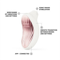 LELO Sona 3 Clitoral Massager Cream LELO Sona 3 Clitoral Massager Cream
