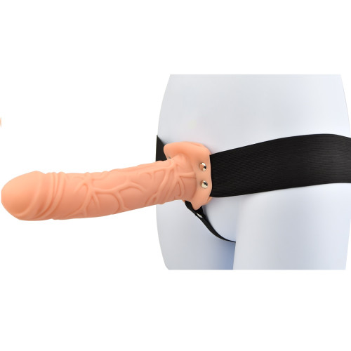 Loving Joy 7 Inch Hollow Strap On Vanilla