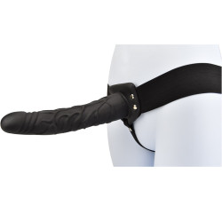 Loving Joy 8 Inch Hollow Strap On Black