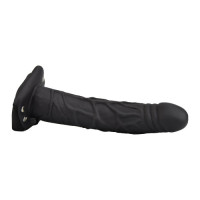Loving Joy 8 Inch Hollow Strap On Black Loving Joy 8 Inch Hollow Strap On Black