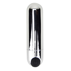 Loving Joy 10 Function Rechargeable Bullet Vibrator Silver Loving Joy 10 Function Rechargeable Bullet Vibrator Silver