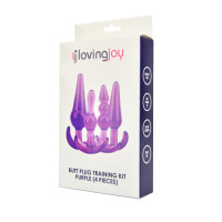 Loving Joy Butt Plug Training Kit Purple Loving Joy Butt Plug Training Kit Purple