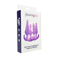 Loving Joy Butt Plug Training Kit Purple Loving Joy Butt Plug Training Kit Purple
