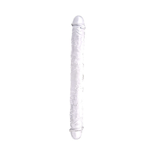 Loving Joy 15 Inch Double Ended Dildo Clear Loving Joy 15 Inch Double Ended Dildo Clear