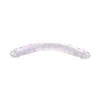 Loving Joy 15 Inch Double Ended Dildo Clear Loving Joy 15 Inch Double Ended Dildo Clear