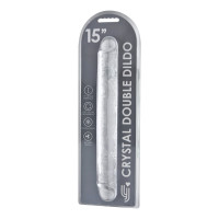 Loving Joy 15 Inch Double Ended Dildo Clear Loving Joy 15 Inch Double Ended Dildo Clear