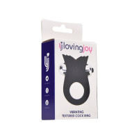 Loving Joy Silicone Vibrating Textured Cock Ring Loving Joy Silicone Vibrating Textured Cock Ring