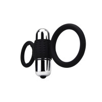 Loving Joy Silicone Vibrating Cock and Ball Ring Loving Joy Silicone Vibrating Cock and Ball Ring