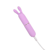 Nauti Petites 10 Speed Rabbit Ears Bullet Vibrator Nauti Petites 10 Speed Rabbit Ears Bullet Vibrator