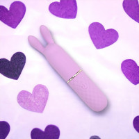Nauti Petites 10 Speed Rabbit Ears Bullet Vibrator Nauti Petites 10 Speed Rabbit Ears Bullet Vibrator