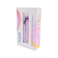 Nauti Petites 10 Speed Rabbit Ears Bullet Vibrator Nauti Petites 10 Speed Rabbit Ears Bullet Vibrator
