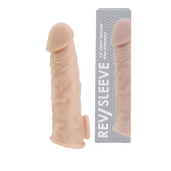Rev-Sleeves 7.5 Inch Girthy Realistic Silicone Penis Extension Sleeve Rev-Sleeves 7.5 Inch Girthy Realistic Silicone Penis Extension Sleeve