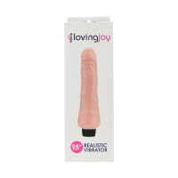 Loving Joy 9.5 inch Realistic Vibrator Vanilla Loving Joy 9.5 inch Realistic Vibrator Vanilla