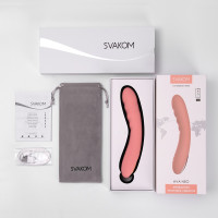Svakom Ava Neo Interactive Thrusting Vibrator Pink Svakom Ava Neo Interactive Thrusting Vibrator Pink