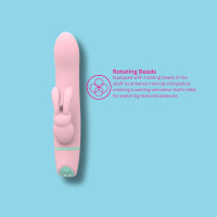 Mina Ripple Vibrating & Rotating Rabbit Vibrator Mina Ripple Vibrating & Rotating Rabbit Vibrator