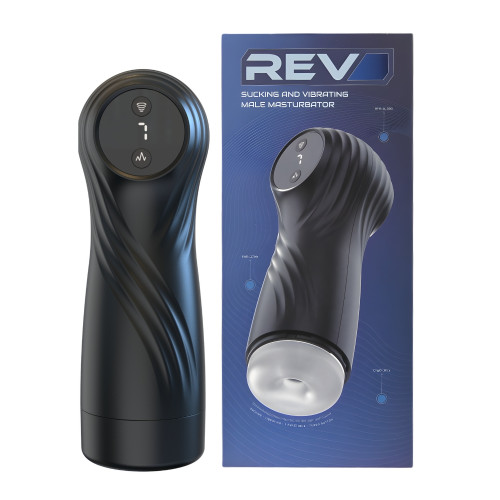 Rev Sucking and Vibrating Male Masturbator Rev Sucking and Vibrating Male Masturbator