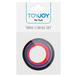 Triple Rings Multicolour 3 pcs