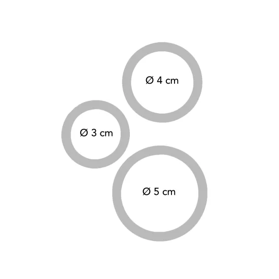 Triple Rings Multicolour 3 pcs
