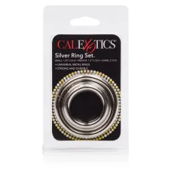 3 Piece Silver Ring Set
