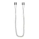 Tweezers With Chain - Silver