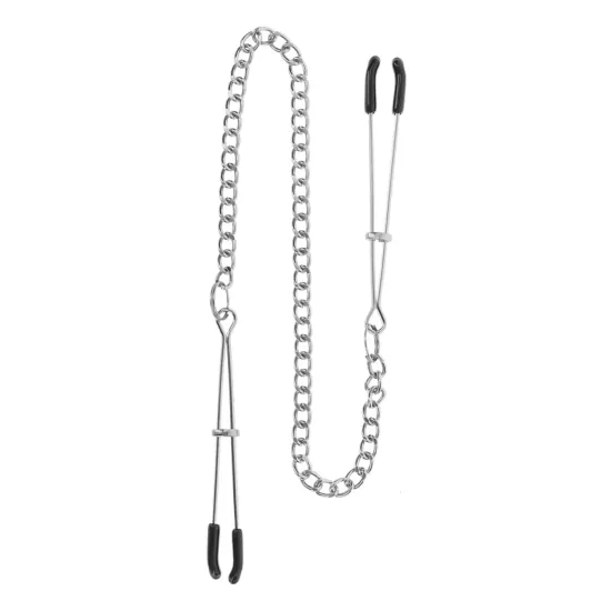Tweezers With Chain - Silver