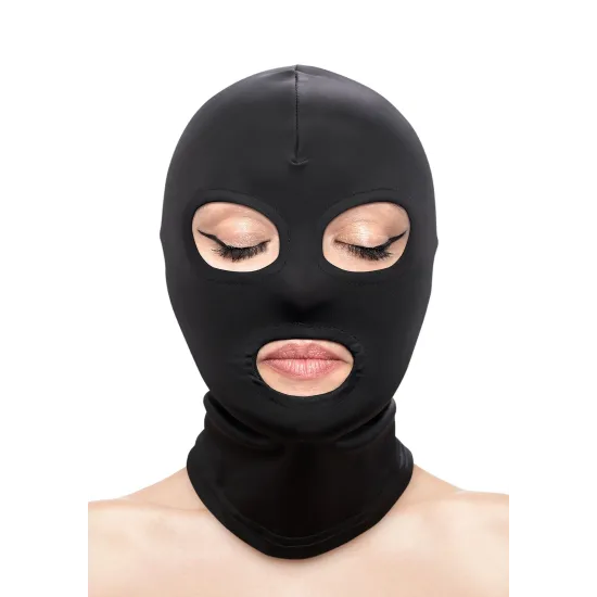 Eyes & Mouth Hood - Black