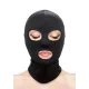 Eyes & Mouth Hood - Black