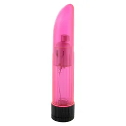 Pink Crystal Ladyfinger Vibrator