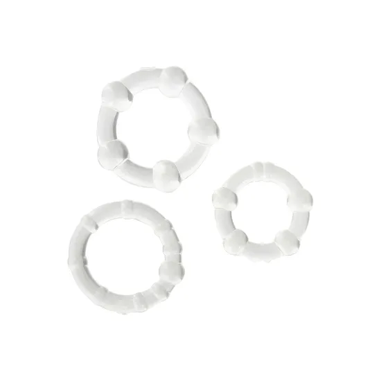 Stay Hard - Three Rings - Clear