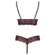 Cottelli Crotchless Body With Lace