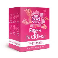 Skins Rose Buddies The Rose Flix Clitoral Massager Pink