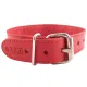 Rouge Garments Red Studded ORing Studded Collar