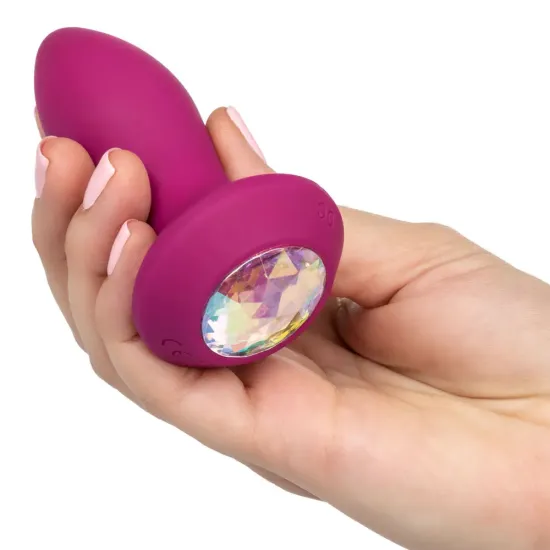 Power Gem Butt Plug Vibrating Crystal Probe Petite